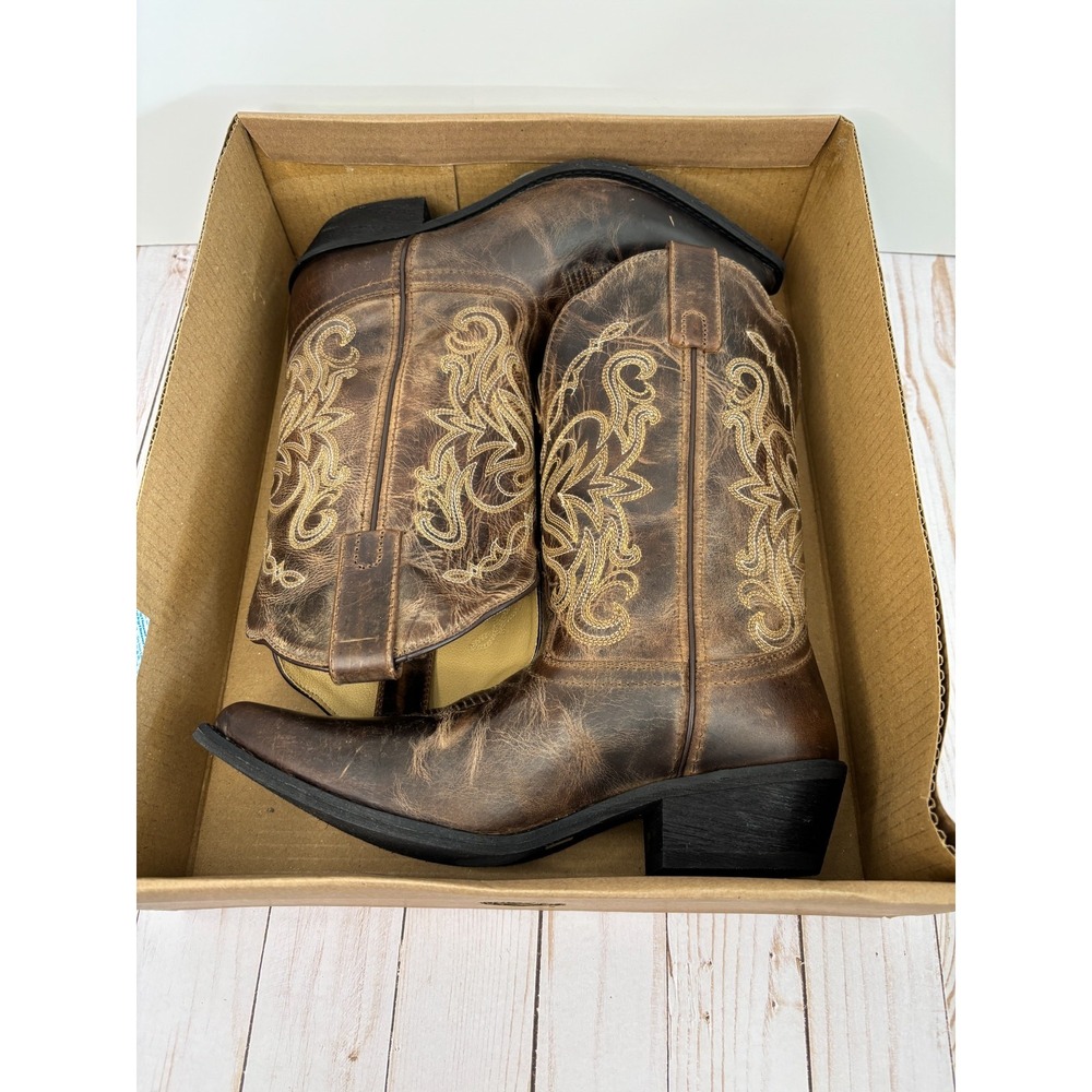 Smoky Mountain Women's NWOT Boots Brown Madison Western Size 8 - Picture 14 of 16